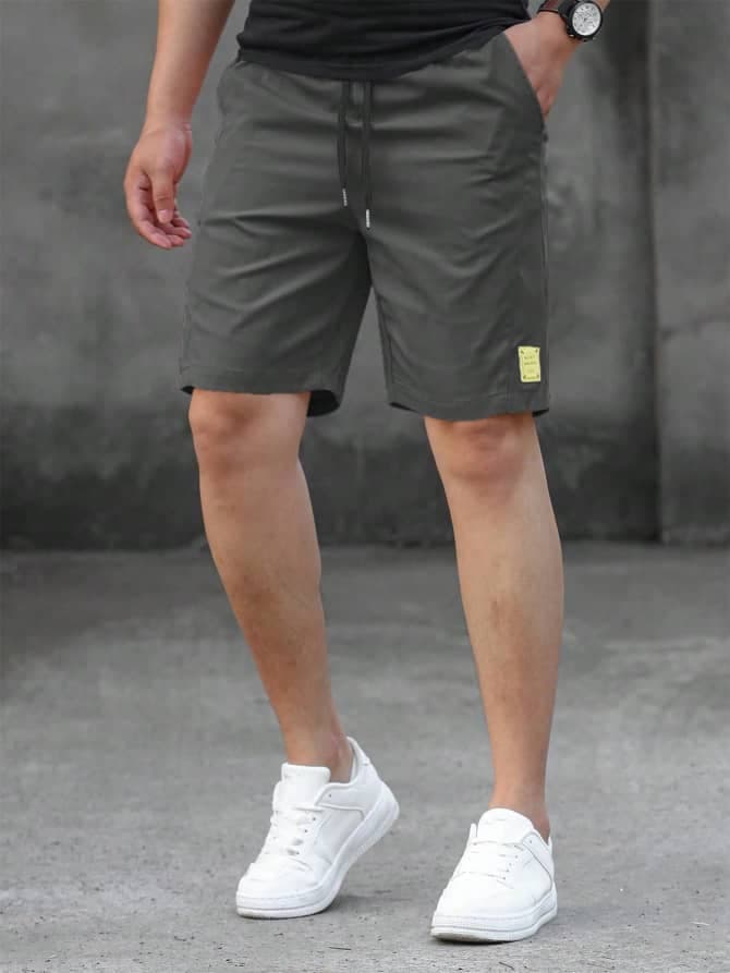L001SN Manfinity Homme Drawstring Shorts