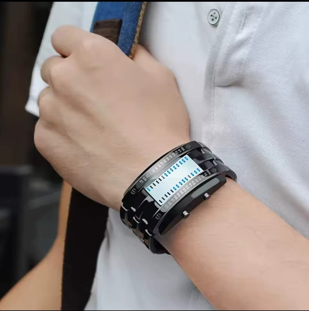 Korean Style Binary Watch