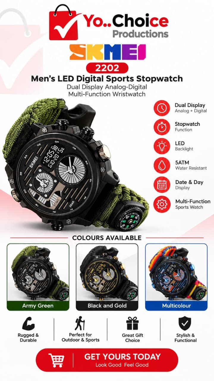 L148SN Men's LED Digital Sports Stopwatch