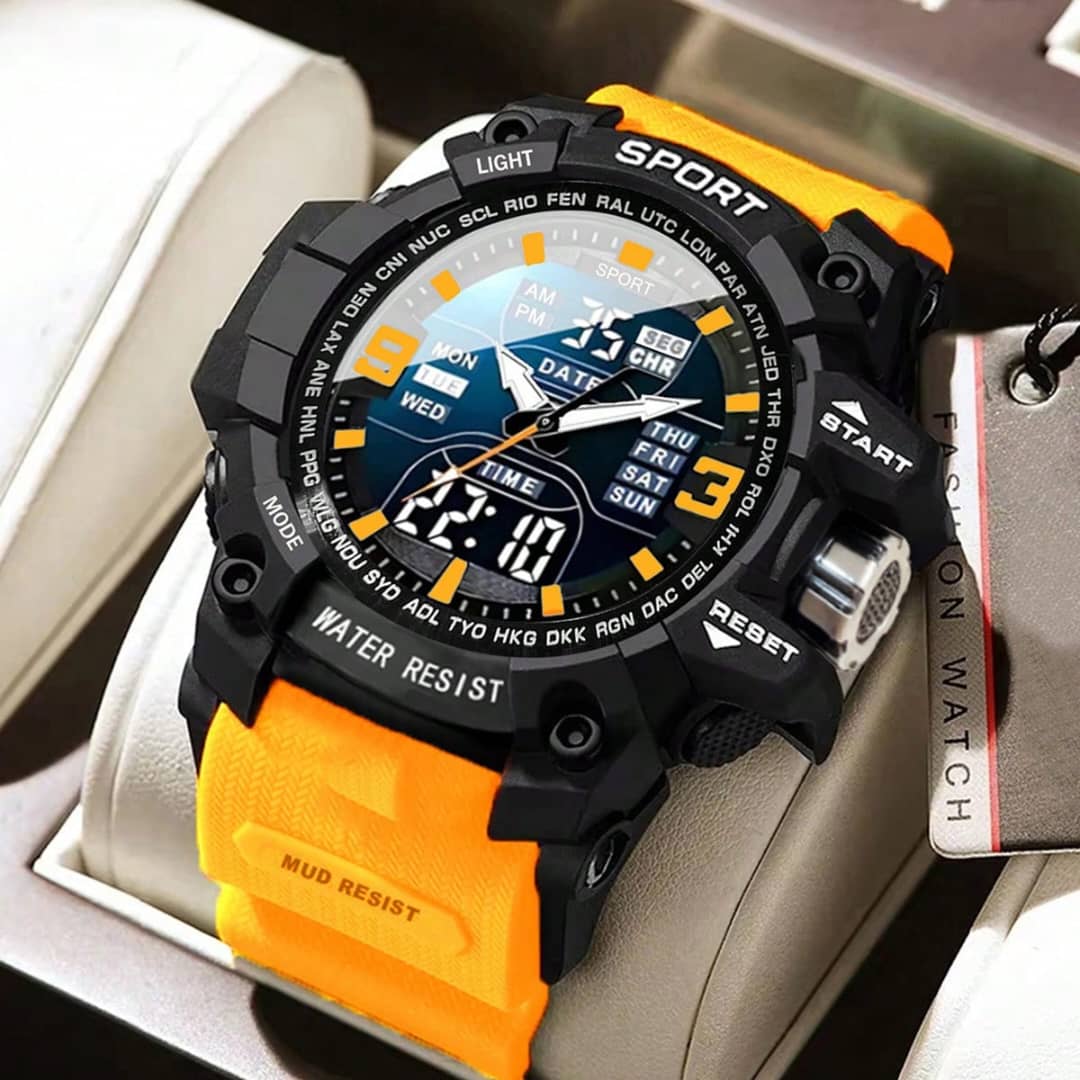 Multi-Function Dual Display Sports Watch