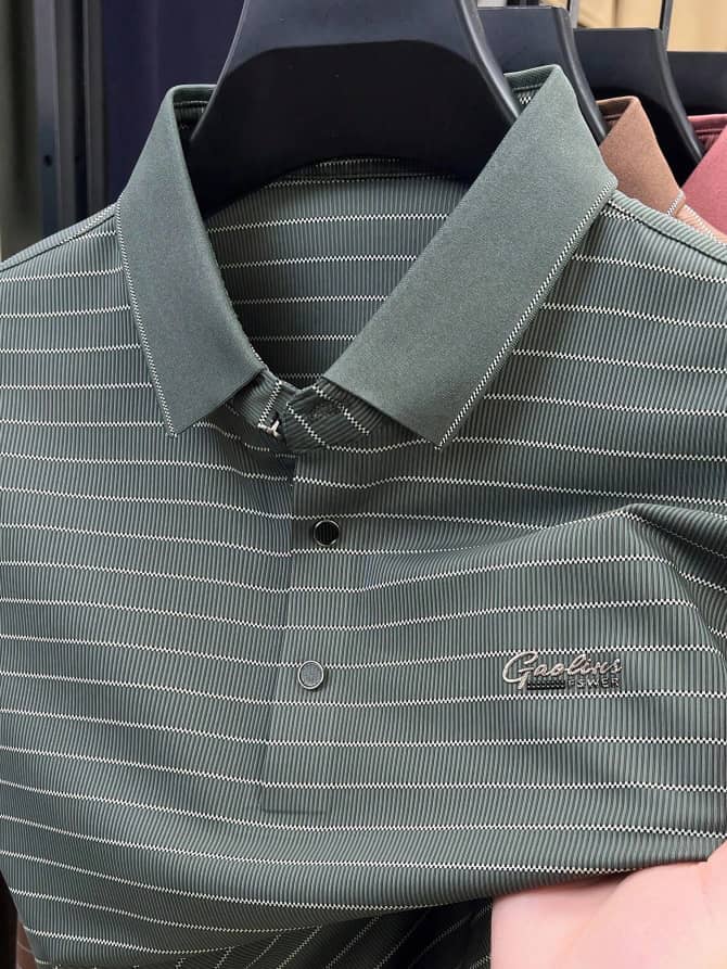 L112SN Pro Man Summer Striped Breathable Men's T-Shirt