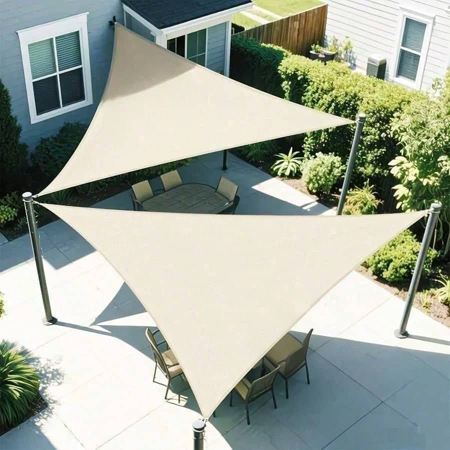 4m × 4m Triangular Shade Cloth
