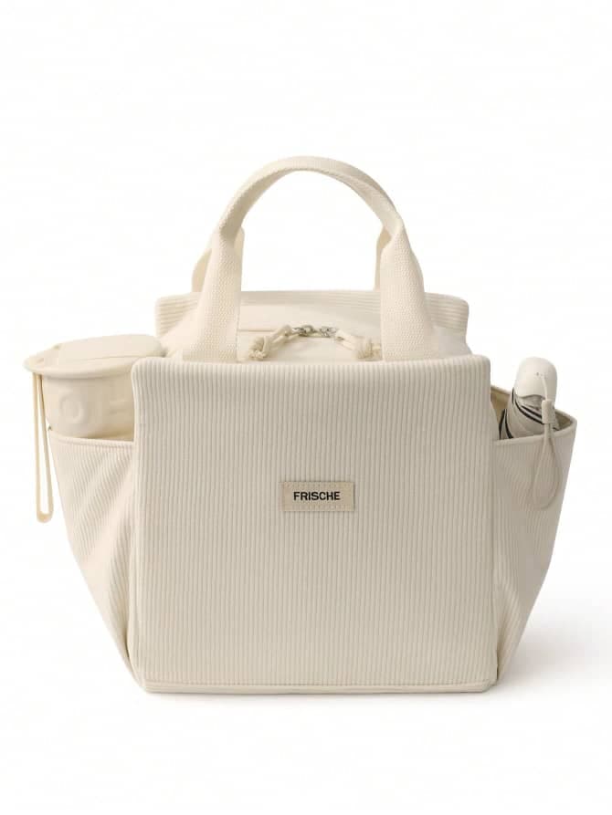 Cute Corduroy Lunch Tote Bags #SN