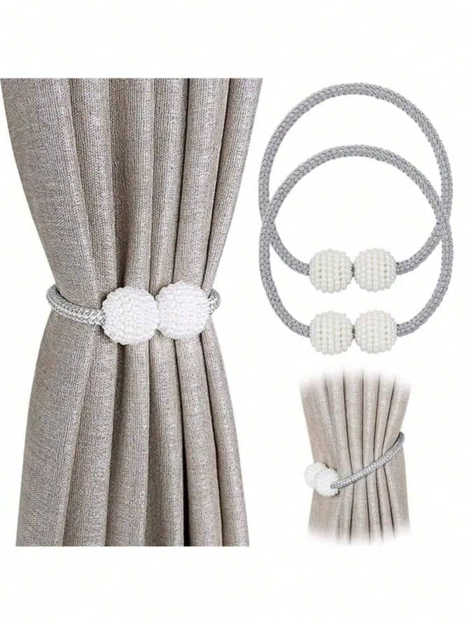 5 Pairs Magnetic Curtain Tiebacks L029SN