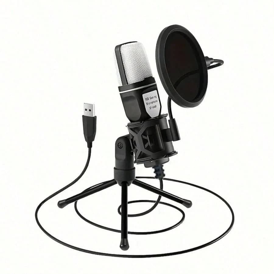 USB RGB Condenser Microphone