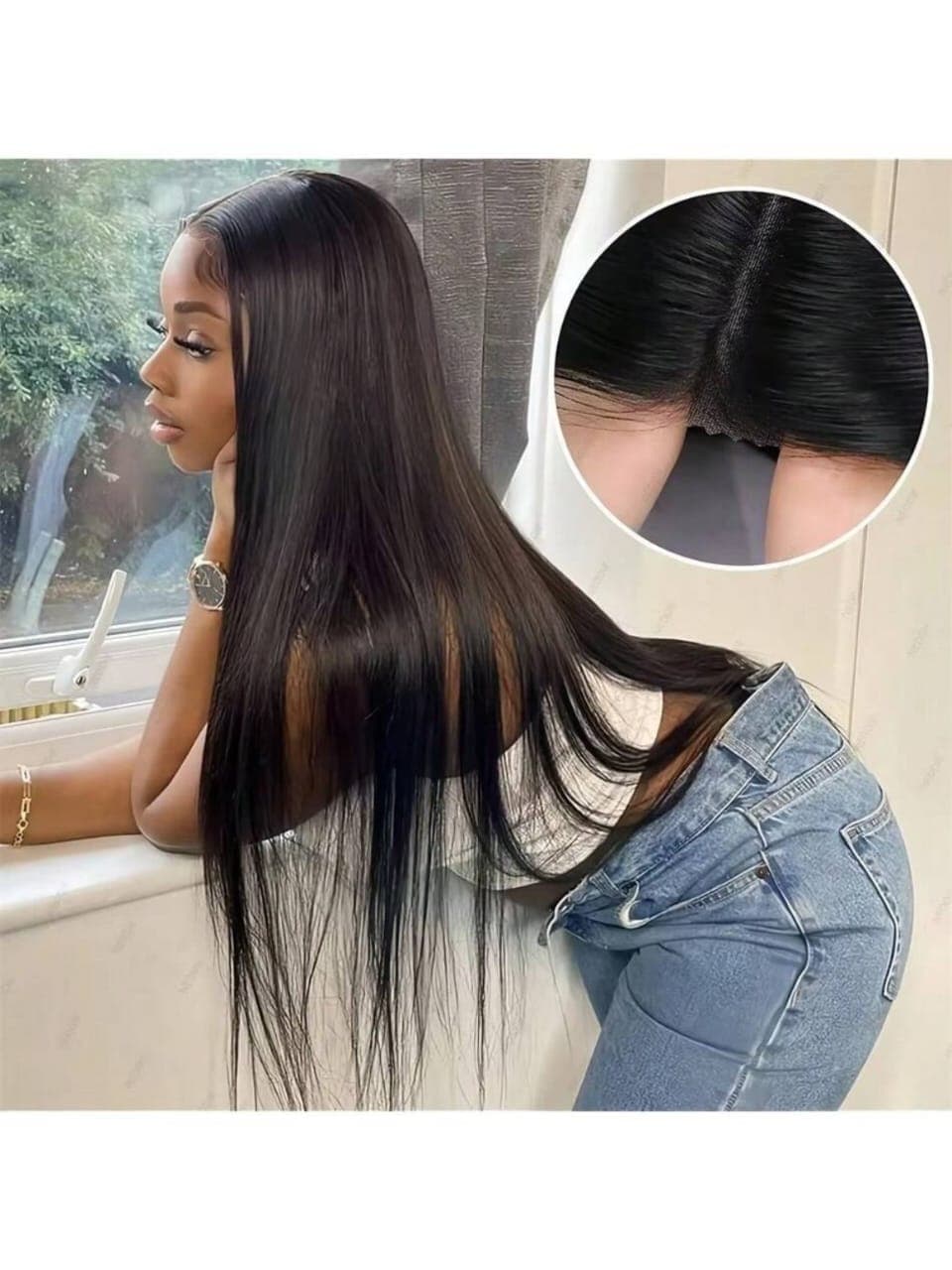 Glueless Wigs Human Hair Human Hair Wigs 30 Inch Pre Cut 5X5 Lace Closure Wig Human Hair 180 density K003SN
