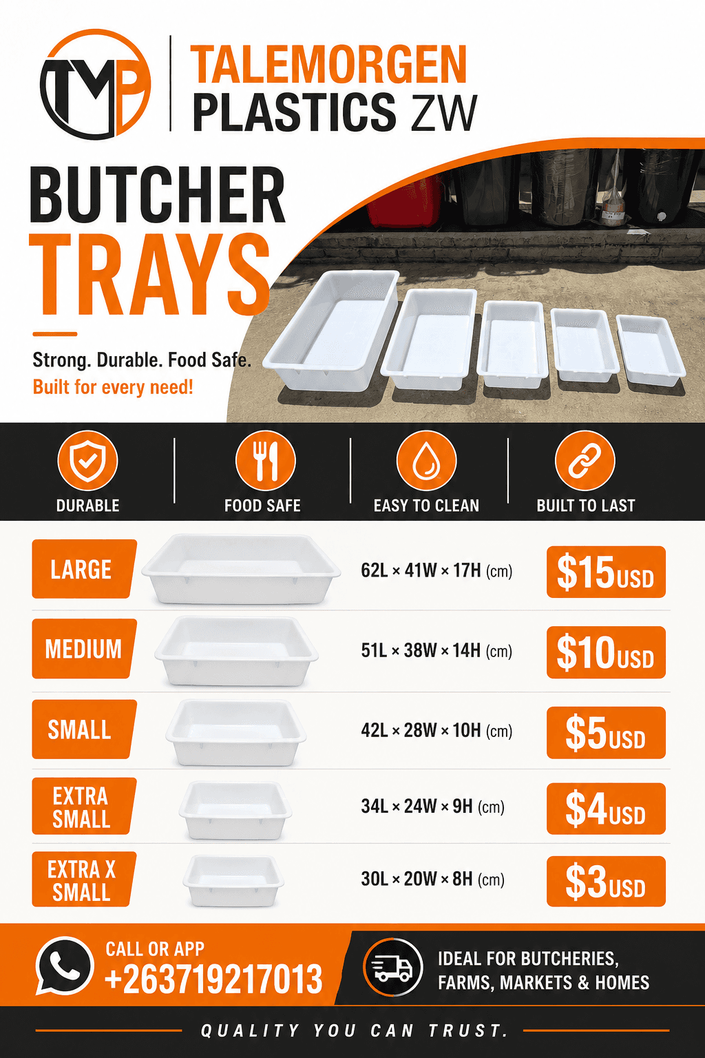 Butcher Trays
